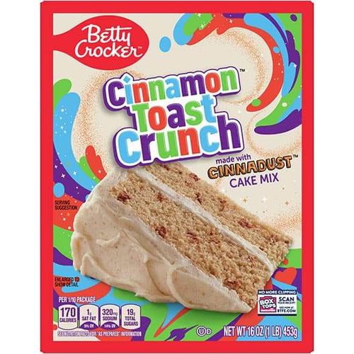Cinnamon Toast Crunch Cake Mix 16 Oz