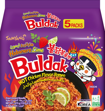 Samyang Buldak Habanero Lime 135gx5